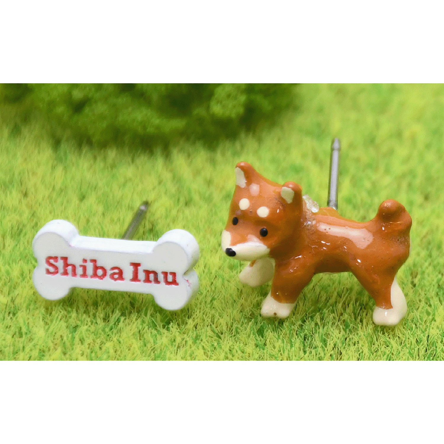 elioピアス 柴犬（茶柴） - 画像1