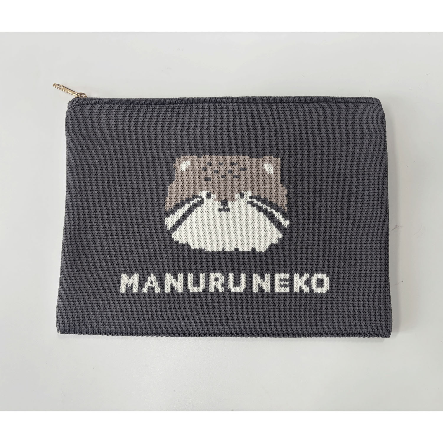 ニットポーチ マヌルネコ - 画像1