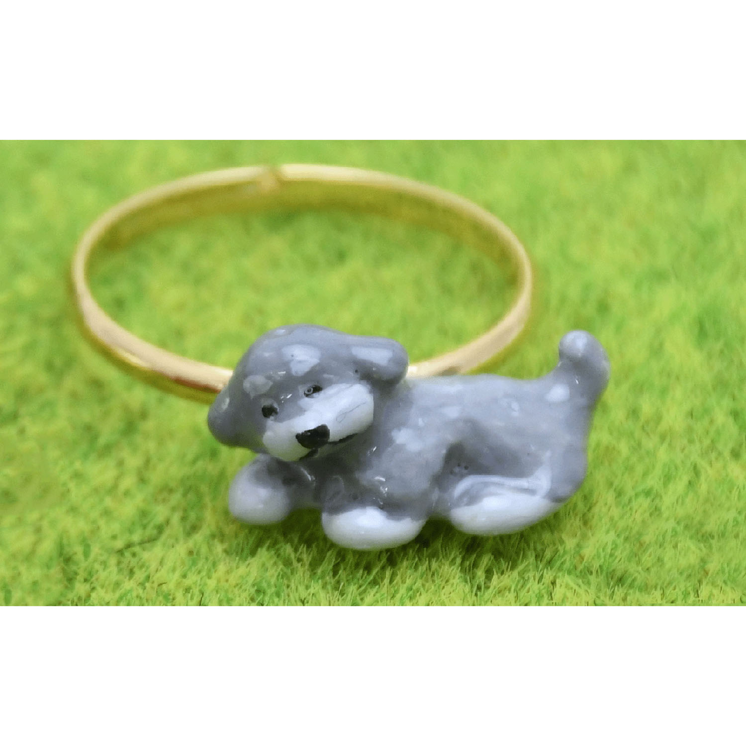 elioリング トイプードル（グレー） - 画像1