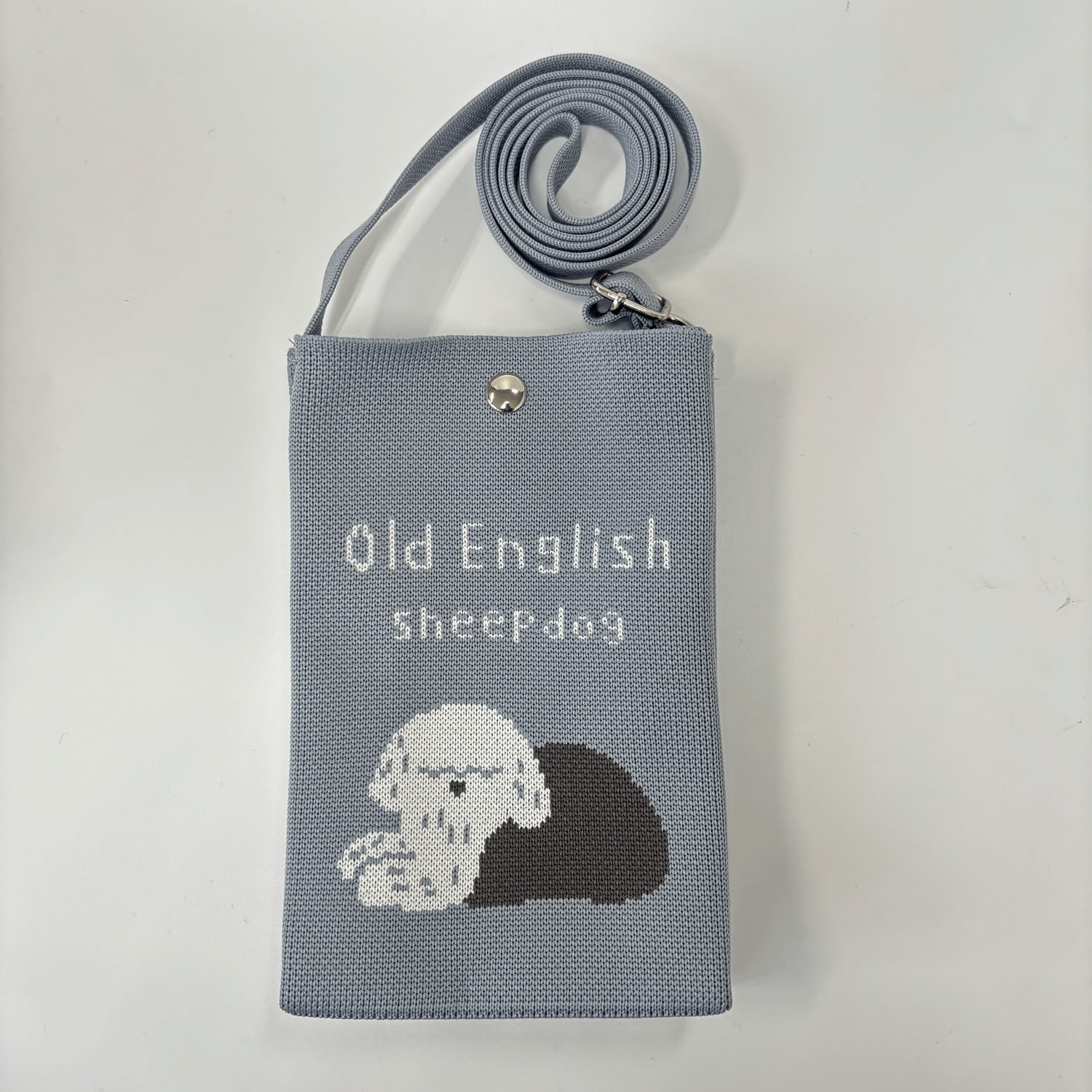 ニットショルダーバッグ オールドイングリッシュシープドッグ - 画像1