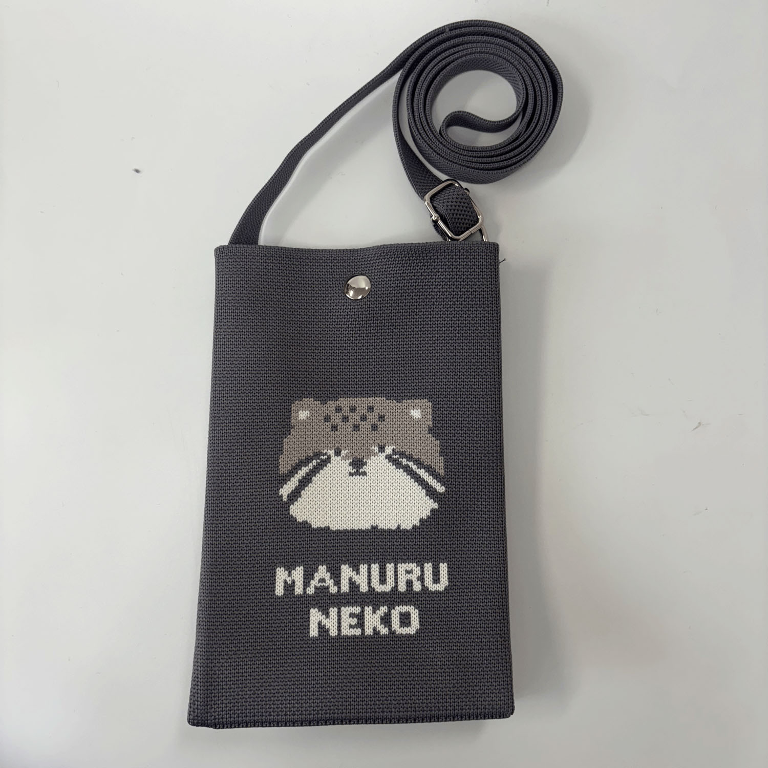 ニットショルダーバッグ マヌルネコ - 画像1