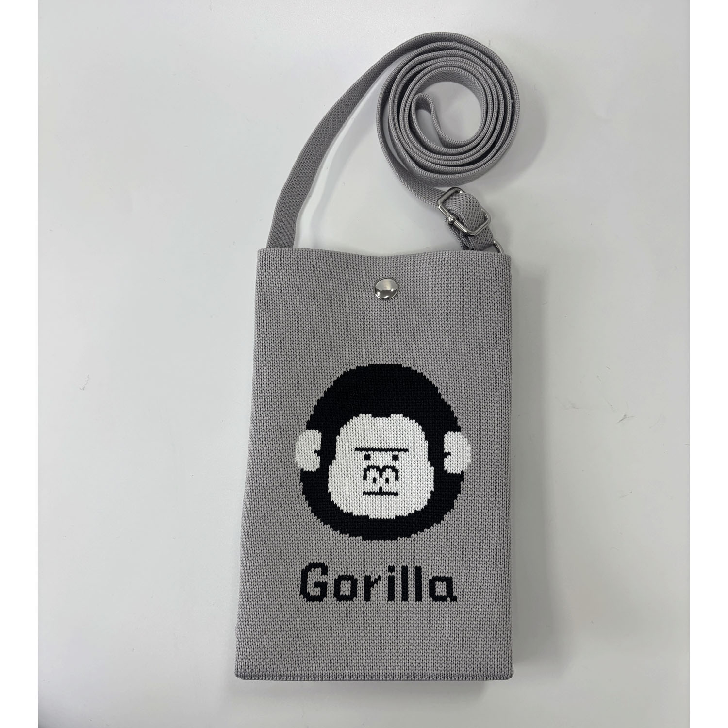 ニットショルダーバッグ ゴリラ - 画像1