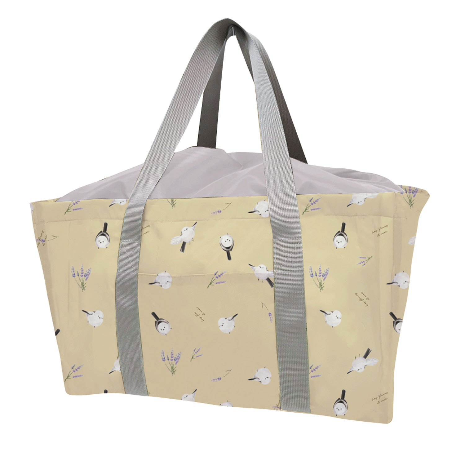 保冷レジかごバッグ（スクエア） ミルク - 画像1