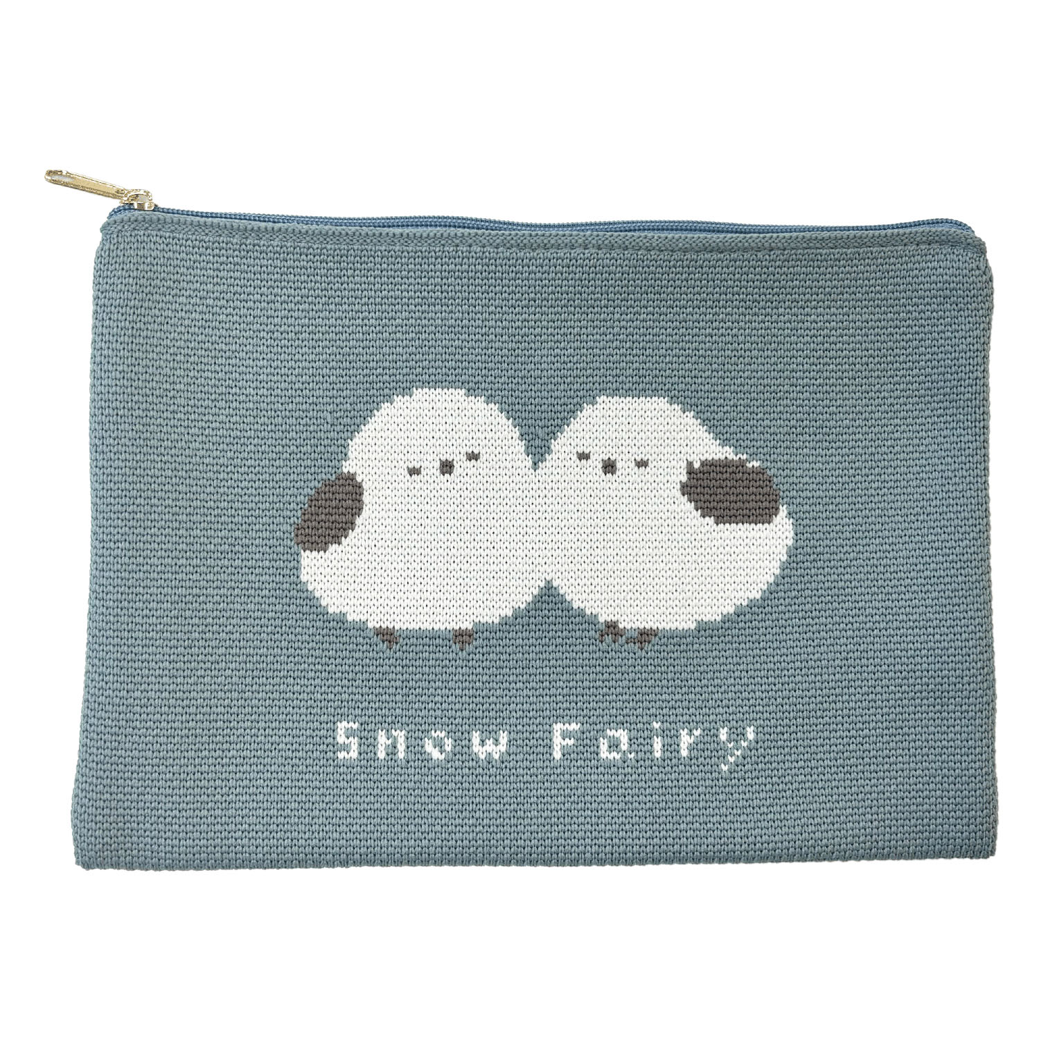 ニットポーチ シマエナガズ - 画像1