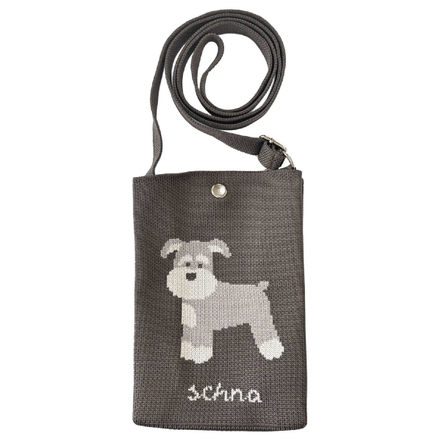 ニットショルダーバッグ シュナウザー - 画像1