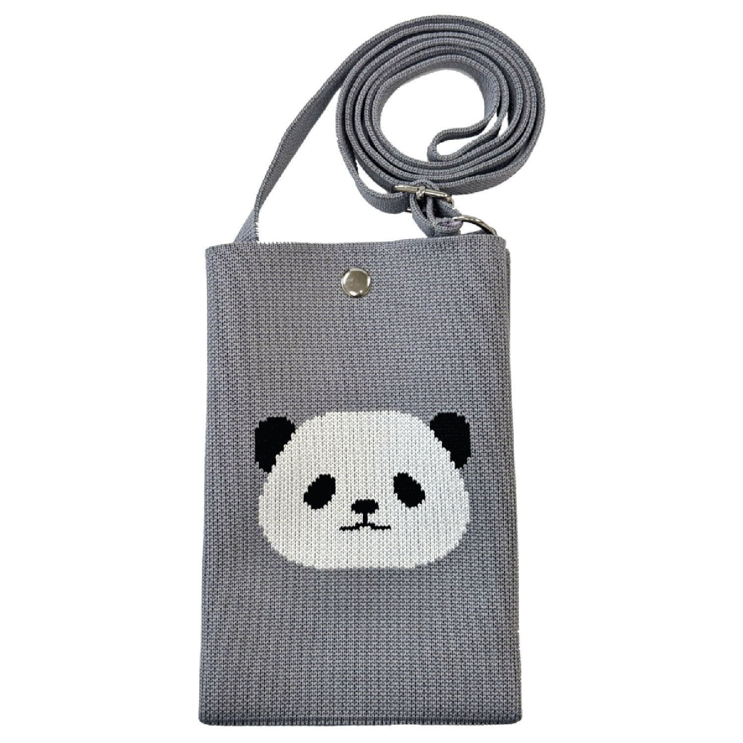 ニットショルダーバッグ パンダフェイス - 画像1