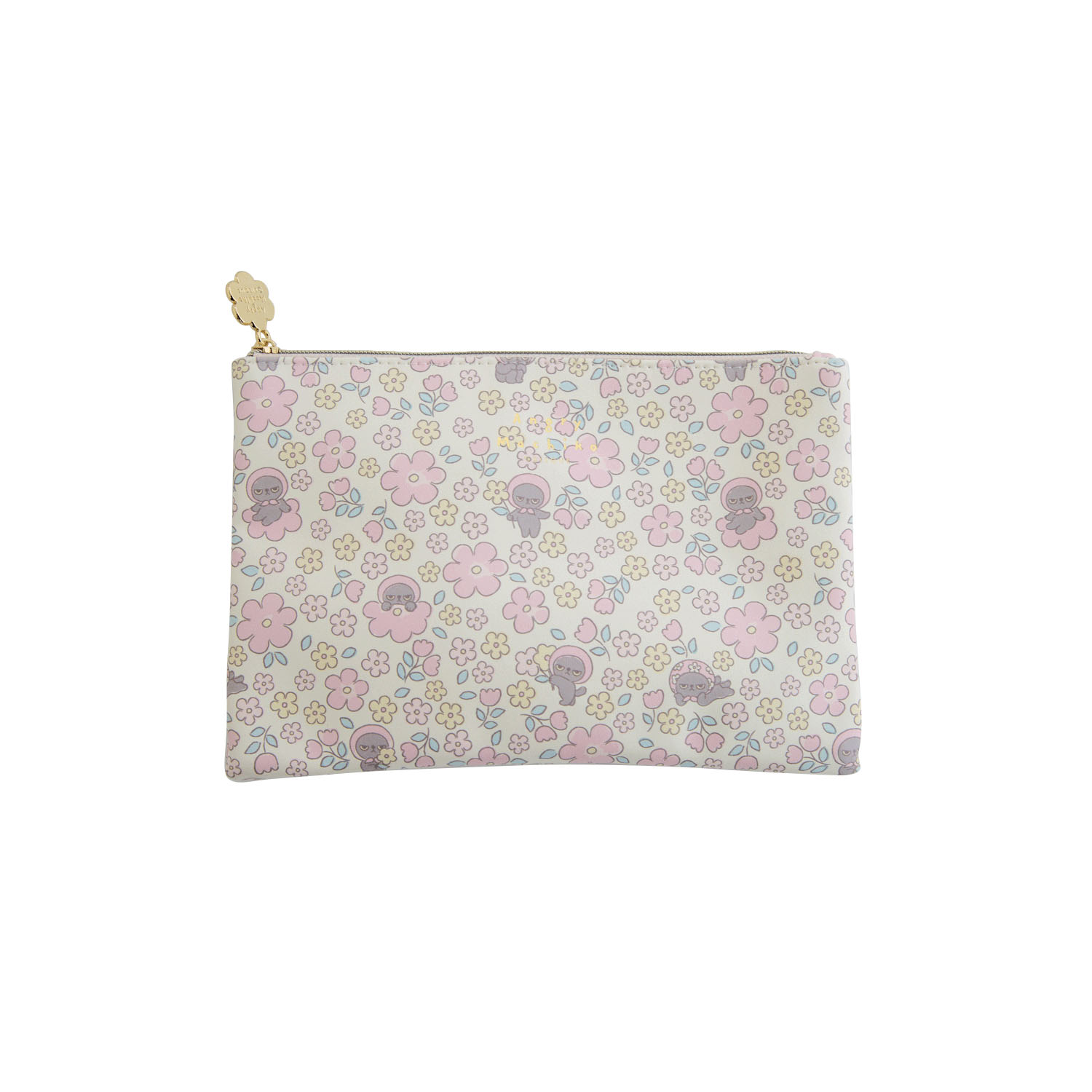 アングリーマチコ フラワー フラットポーチ - 画像2