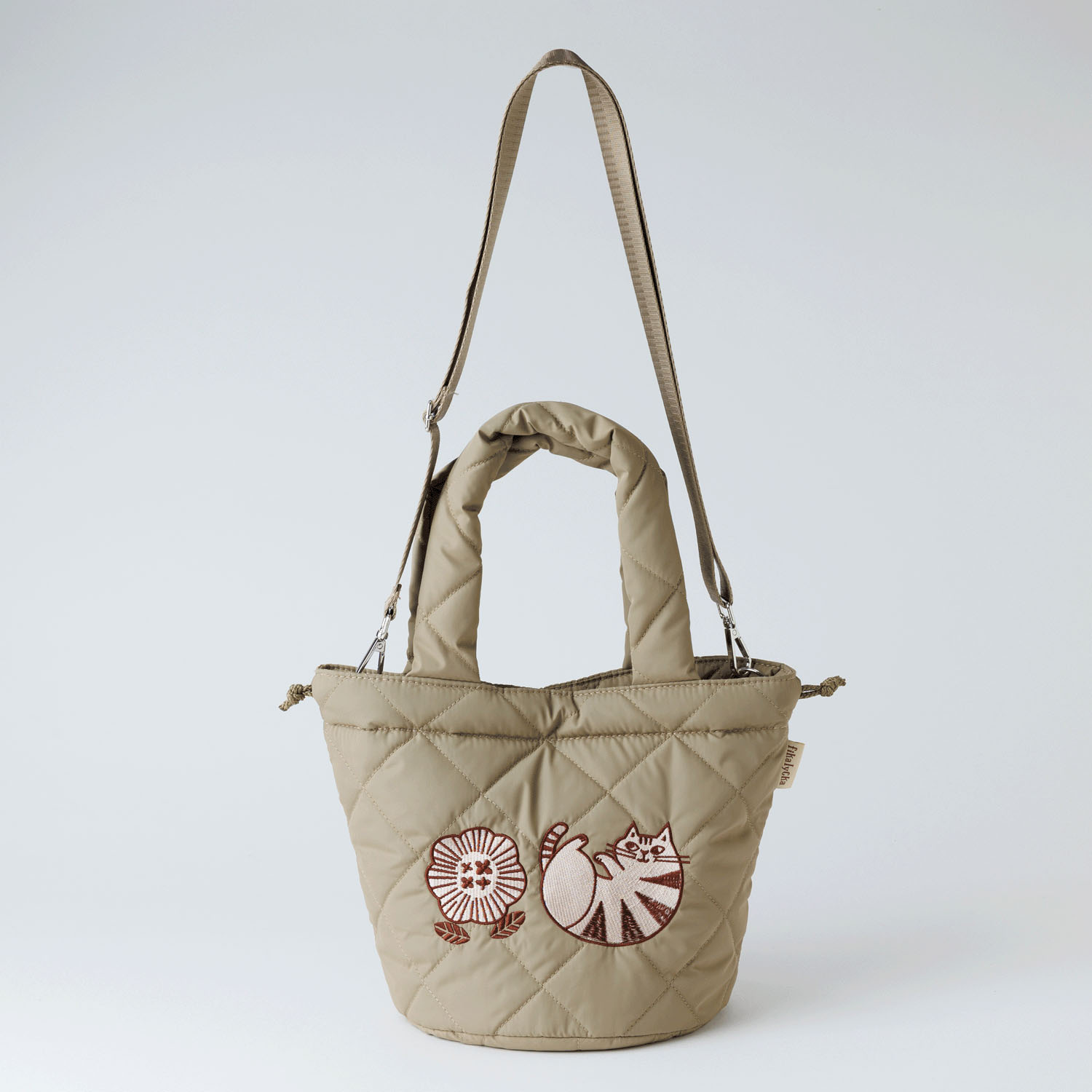 fikalycka 3wayキルティングトート カーキ - 画像1