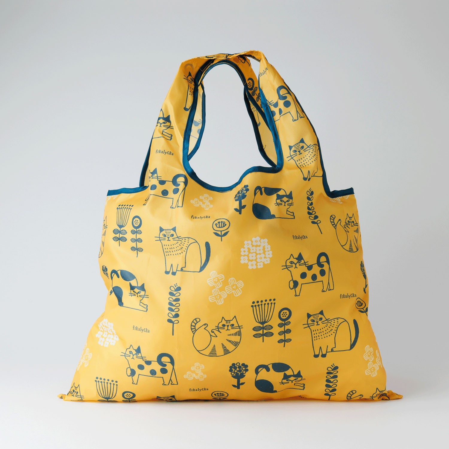 fikalycka 2wayショッピングバッグ フラワーイエロー - 画像1
