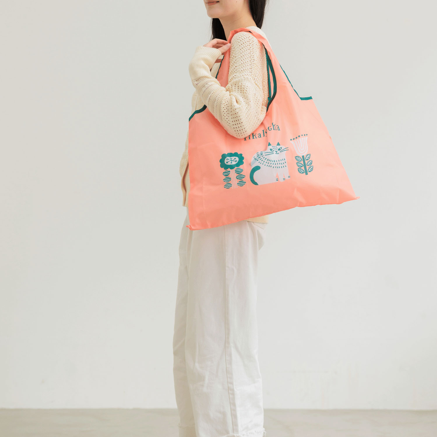 fikalycka 2wayショッピングバッグ ピンク - 画像3