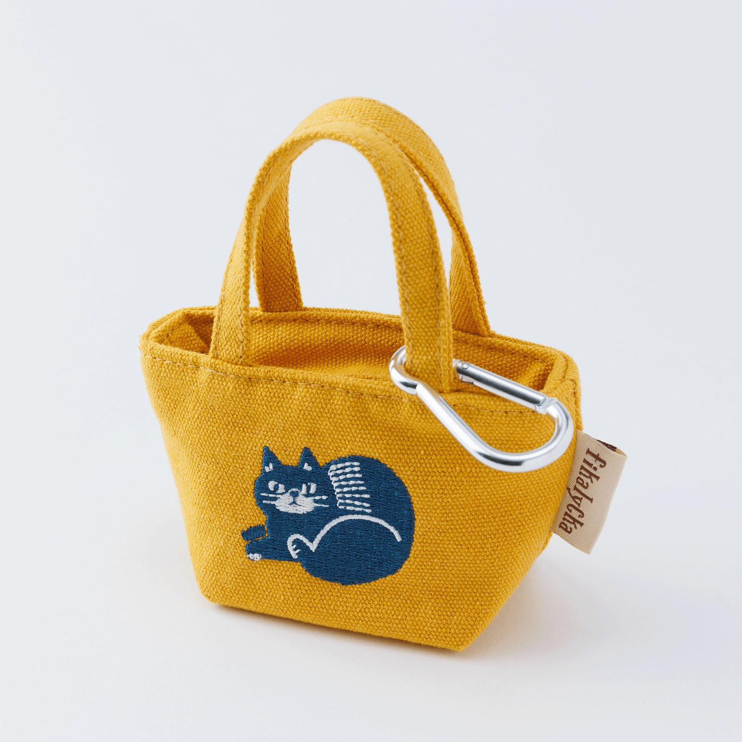fikalycka ミニミニトートカラビナ付き イエロー - 画像1