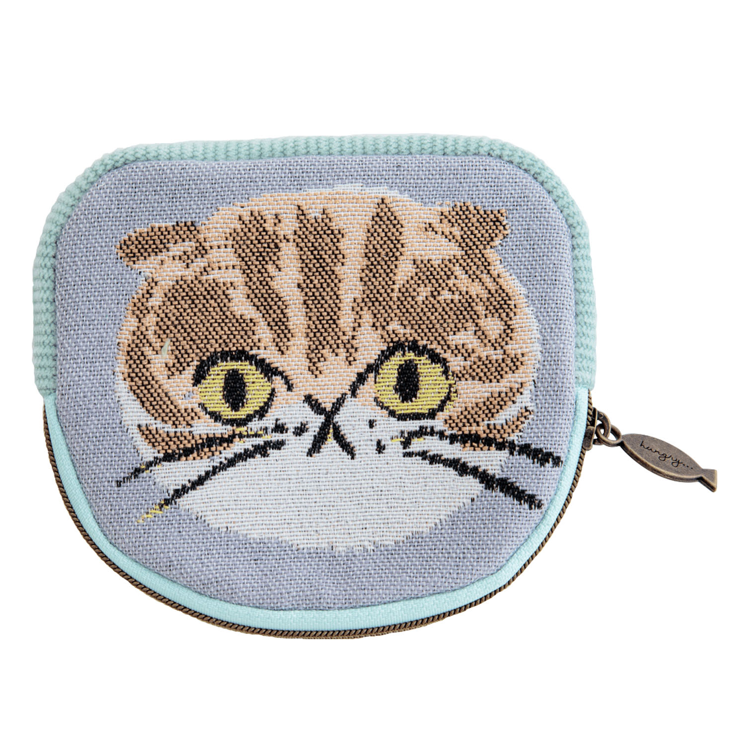 I LOVE CAT！ポーチ ラベンダー（茶トラ） - 画像1