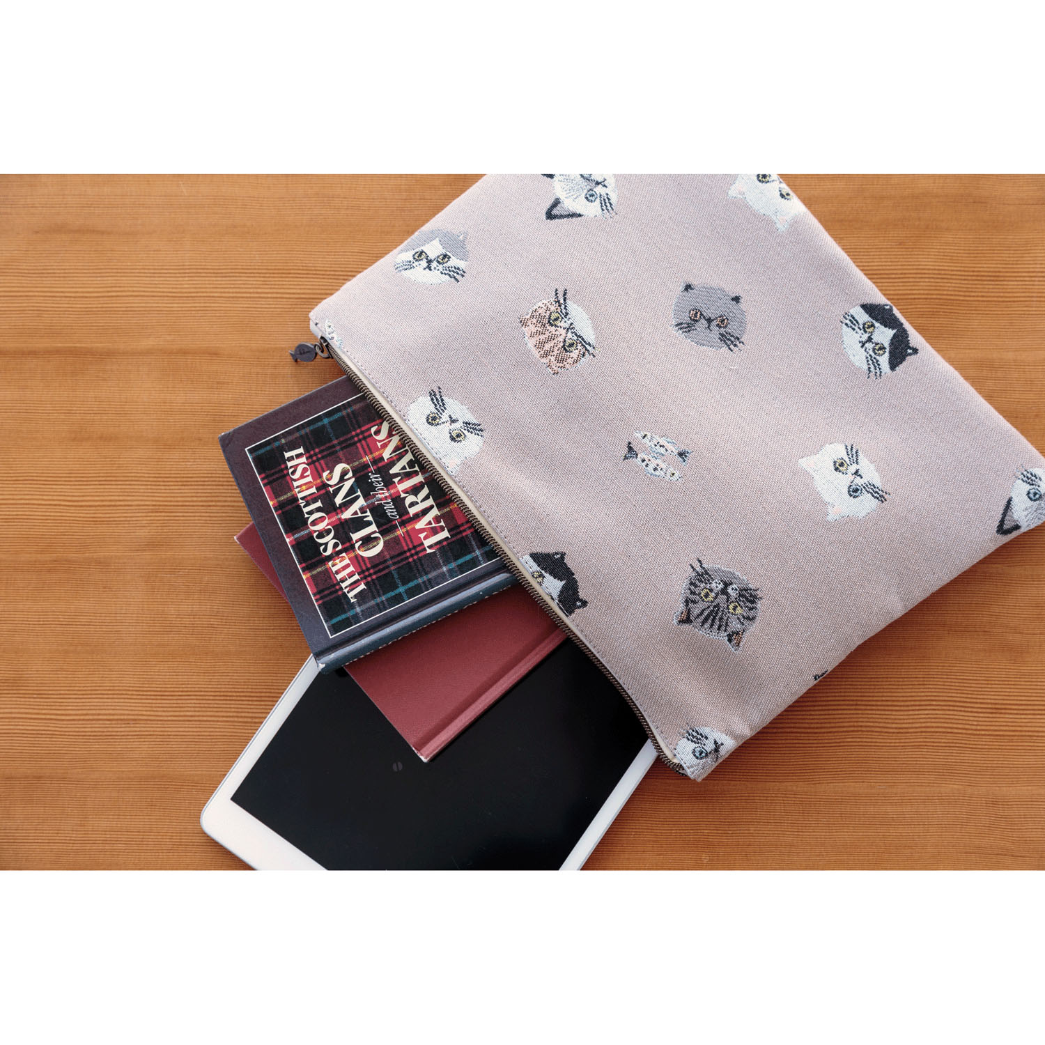 I LOVE CAT！マルチポーチ ピンク - 画像2