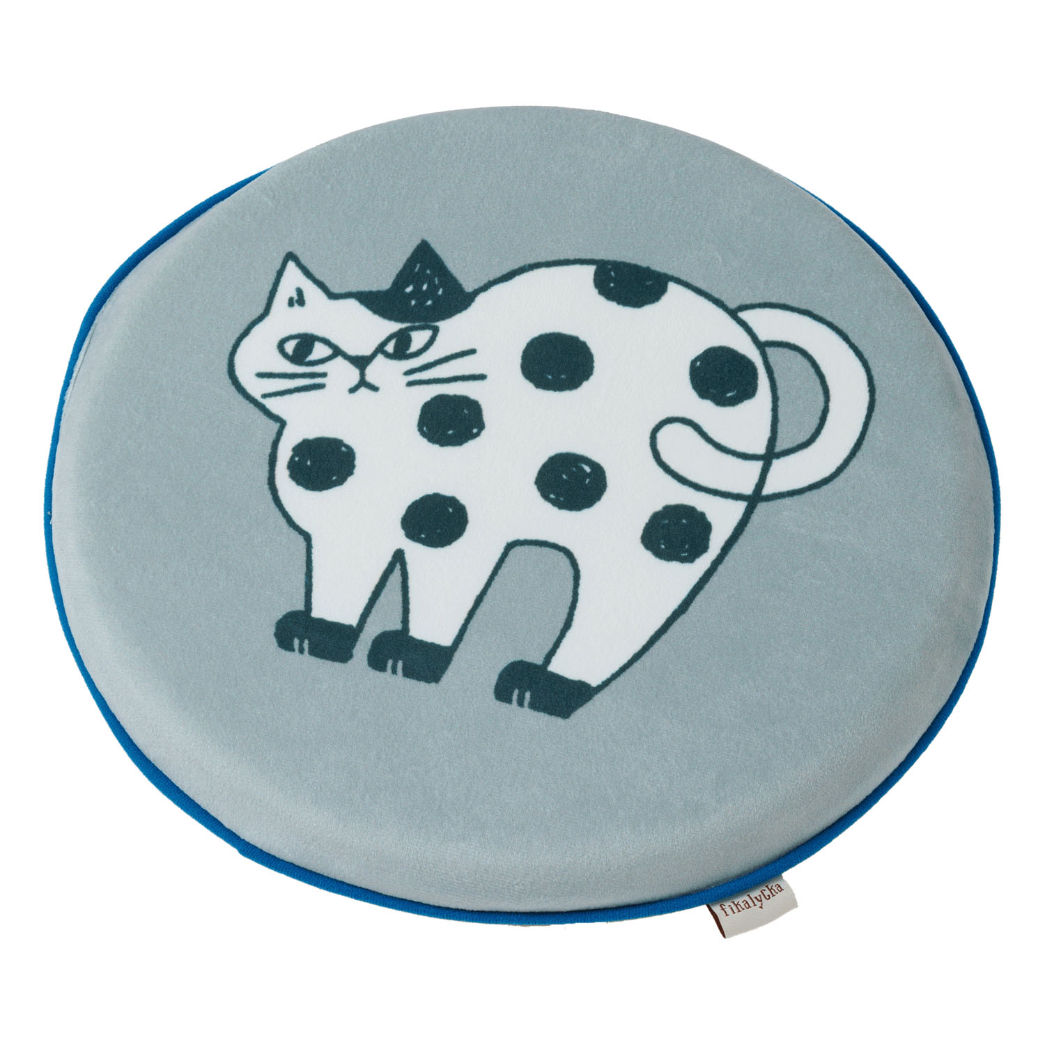 fikalycka シートクッション グレー×イエロー - 画像1