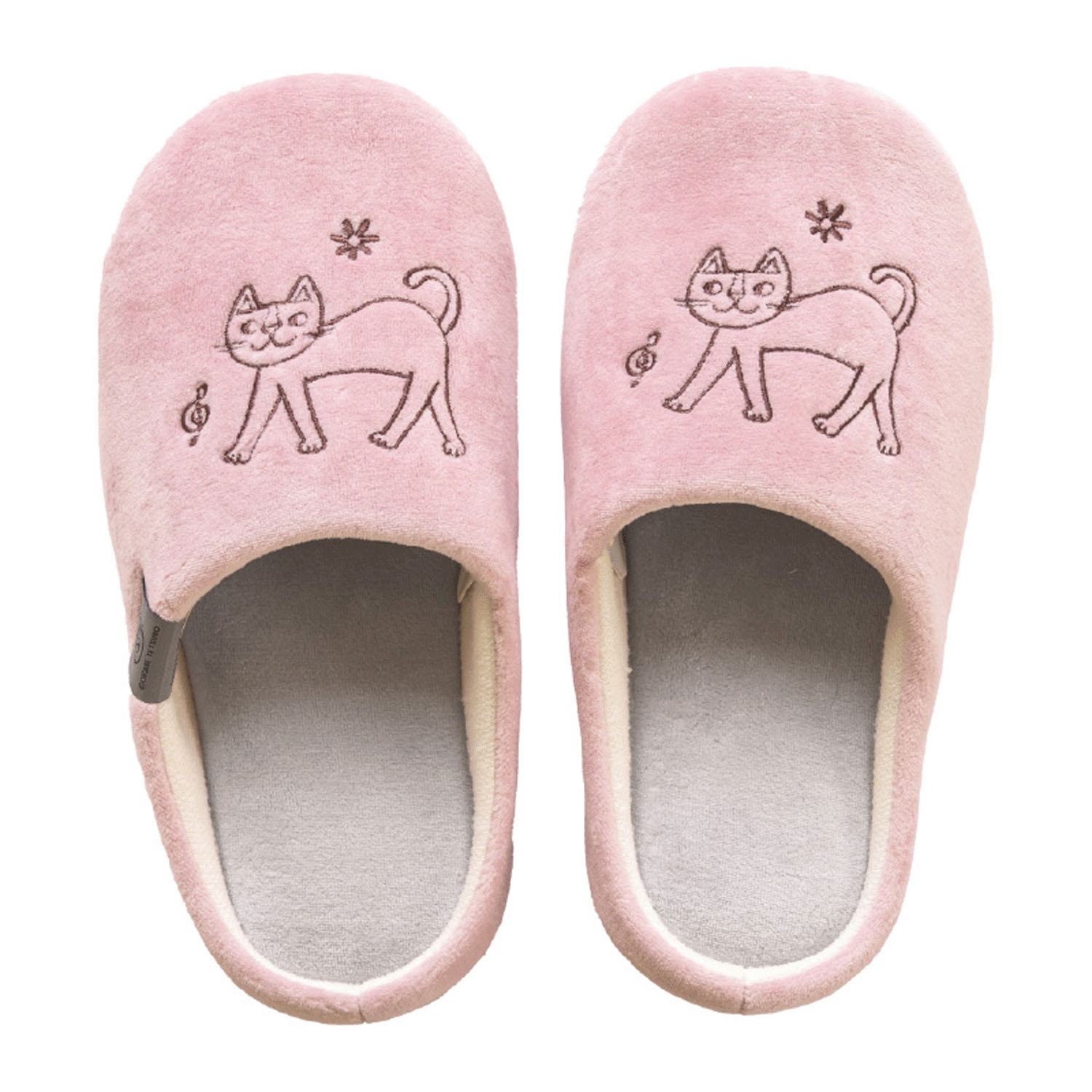 おかべてつろう スリッパ ピンク - 画像1