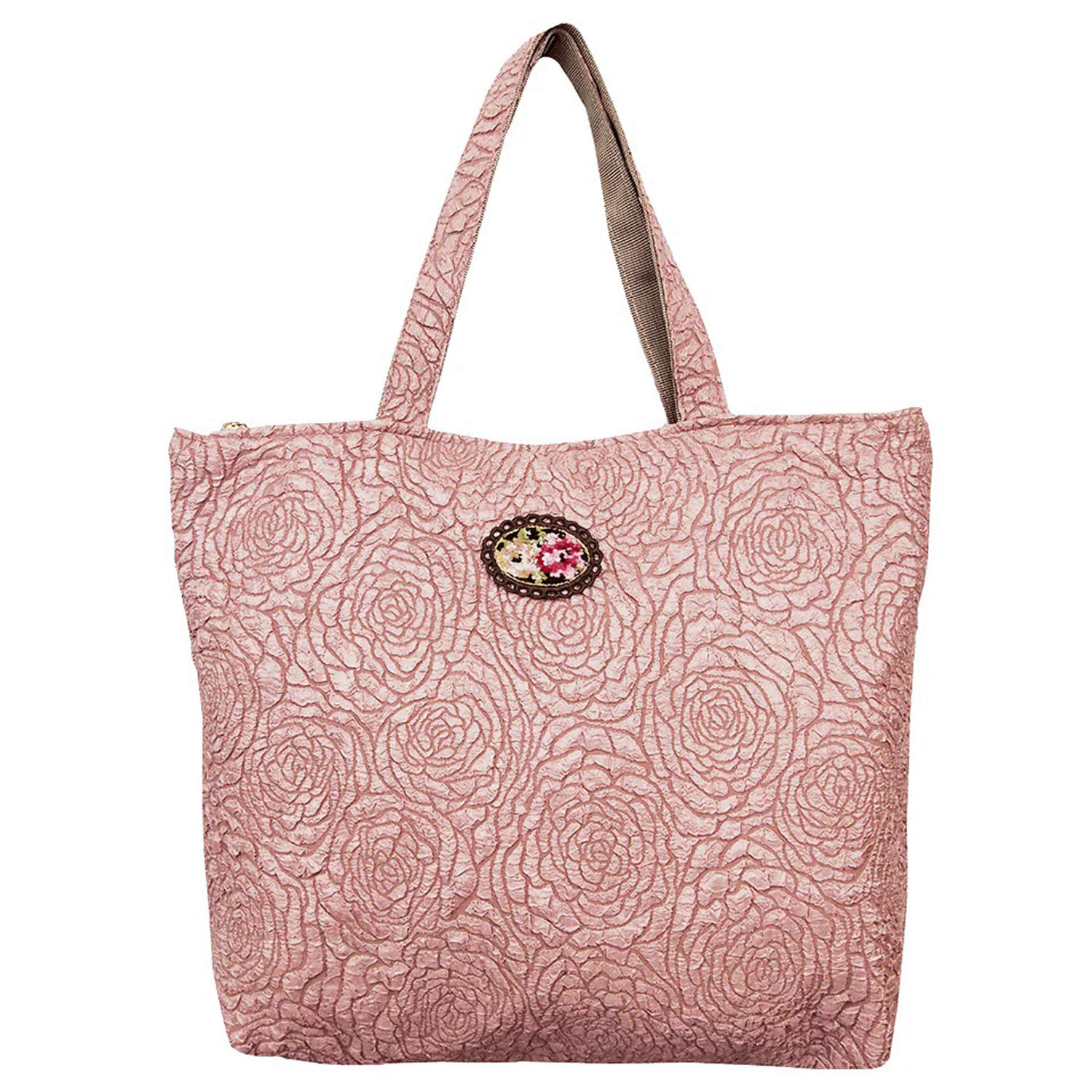 ★お買い得品 【レイクアルスター】 ローズ型押し手提げ - 画像3