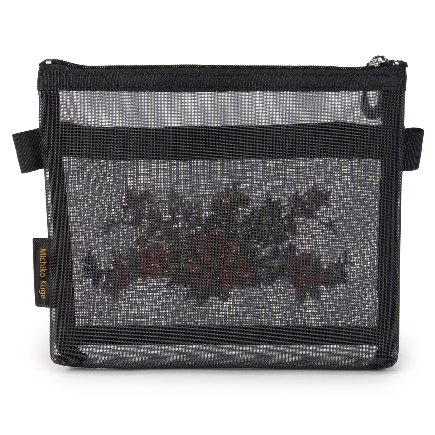 【プチポアン・久家道子】  ダブルファスナーメッシュポーチ - 画像2