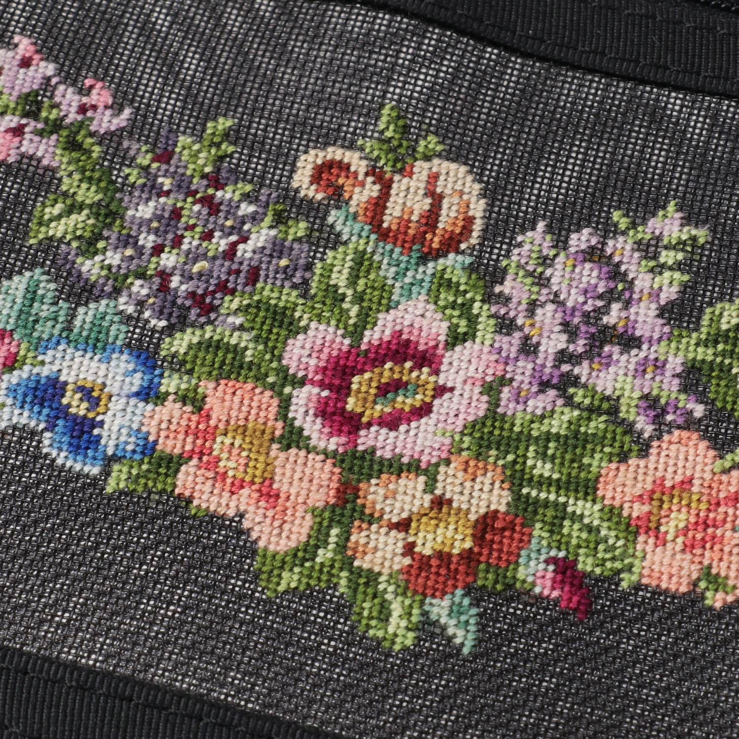 【プチポアン・久家道子】  ダブルファスナーメッシュポーチ - 画像4