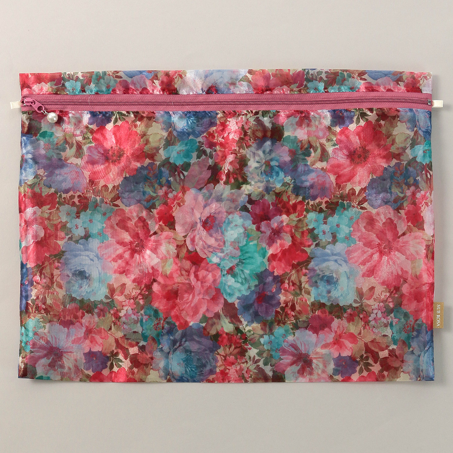 オーガンジー 平型お着替えポーチ 大 - 画像10