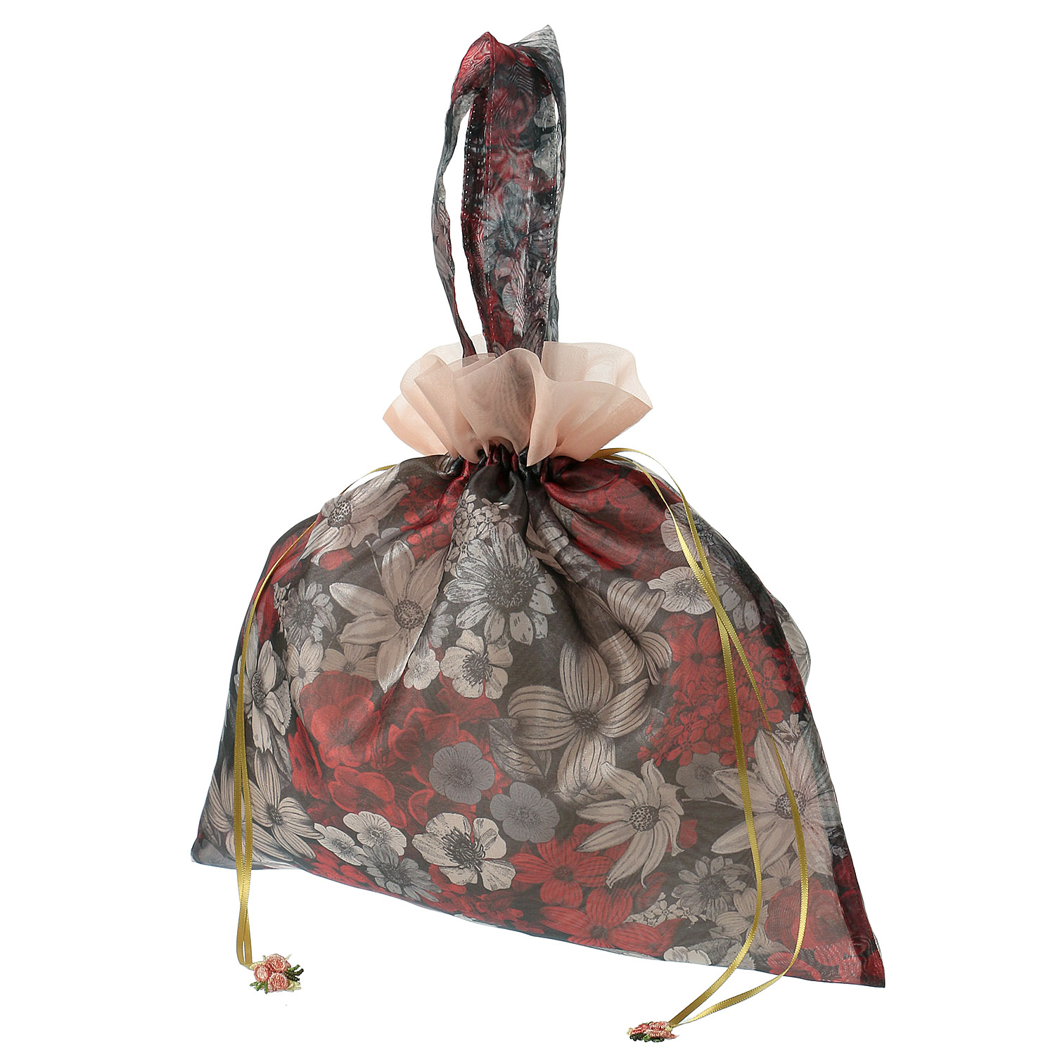 花柄巾着手提げ - 画像13