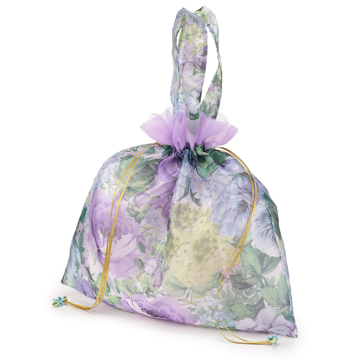 花柄巾着手提げ - 画像4