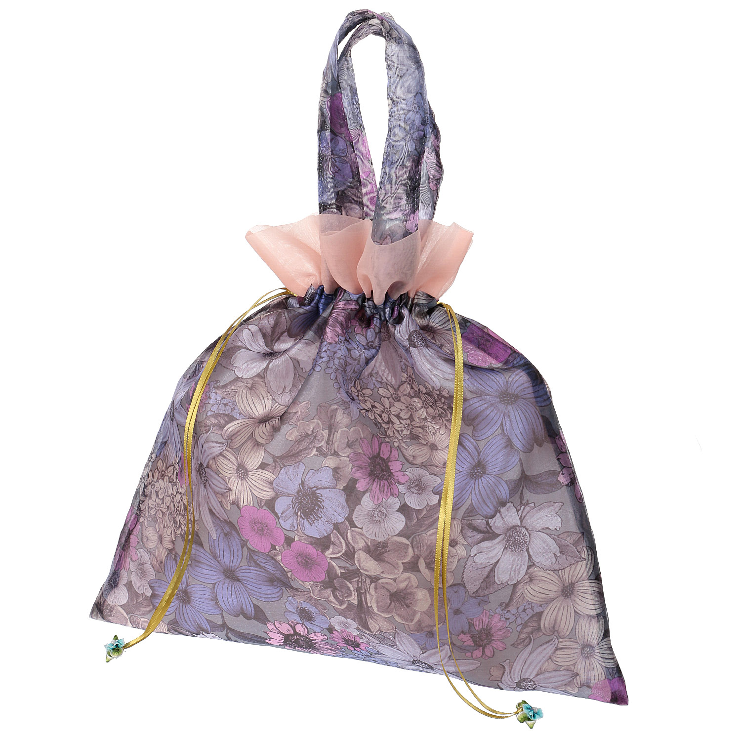 花柄巾着手提げ - 画像9