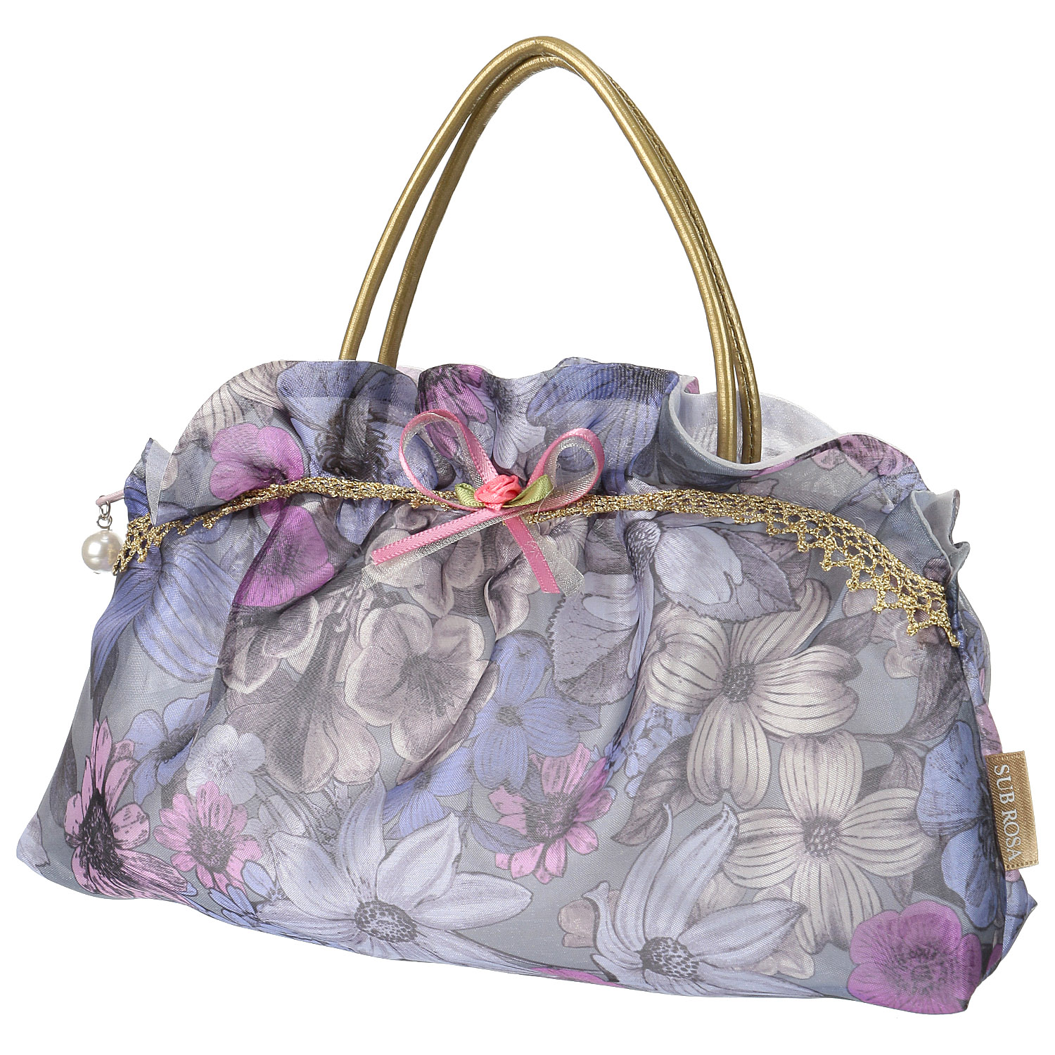 オーガンジー フリル 手付きポーチ 大 - 画像13