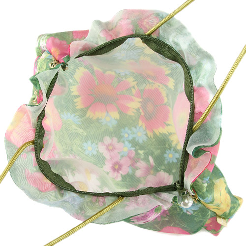 オーガンジー フリル 手付きポーチ 大 - 画像6