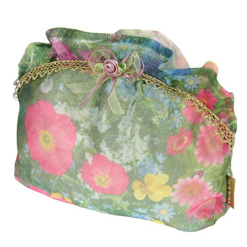 オーガンジー フリル ポーチ - 画像3