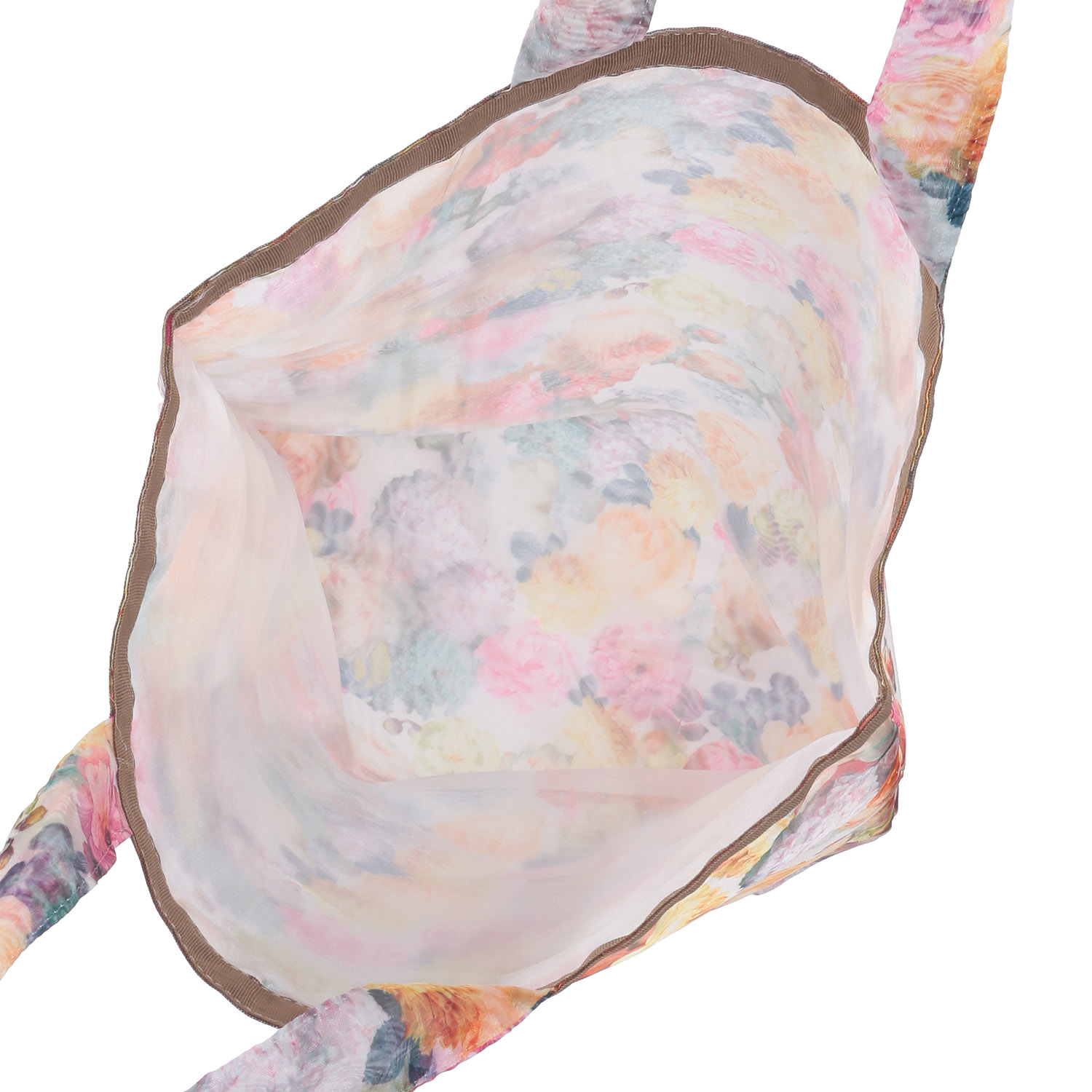 花柄オーガンジートートバッグ - 画像4