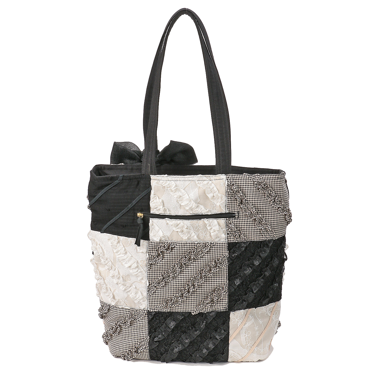 モノ レースパッチトート - 画像3