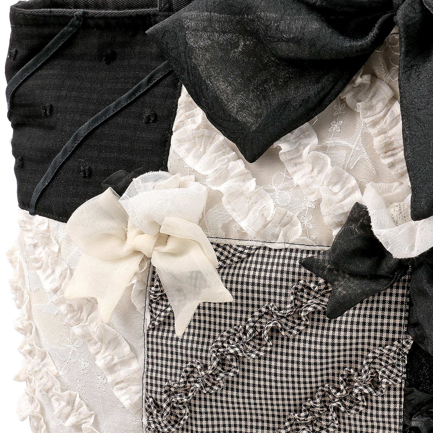 モノ レースパッチトート - 画像6