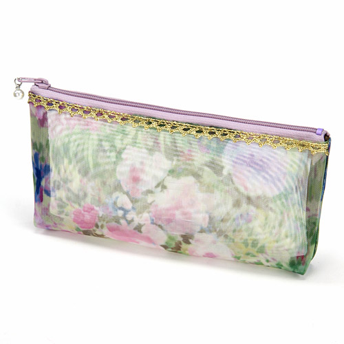 ゴールドテープ メッシュポーチ 横長 - 画像2