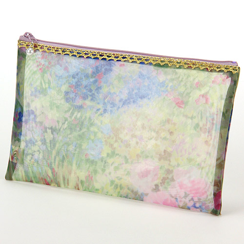 ココロ ゴールドテープ メッシュポーチ 横長平型 - 画像3