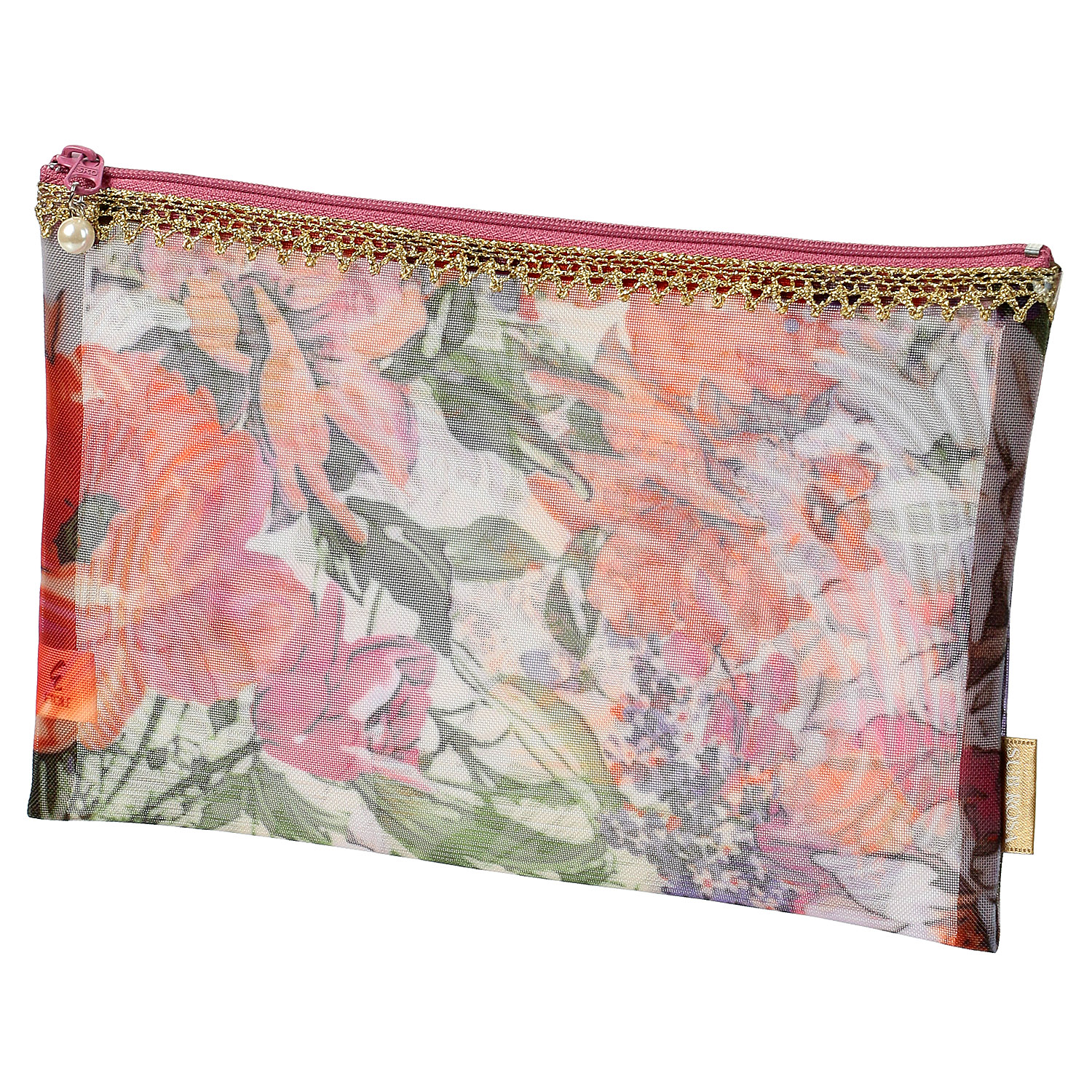 ココロ ゴールドテープ メッシュポーチ 横長平型 - 画像10