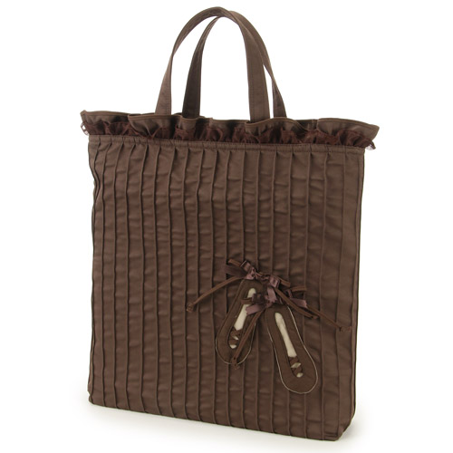 ピンタックトートバッグ 靴柄 - 画像1