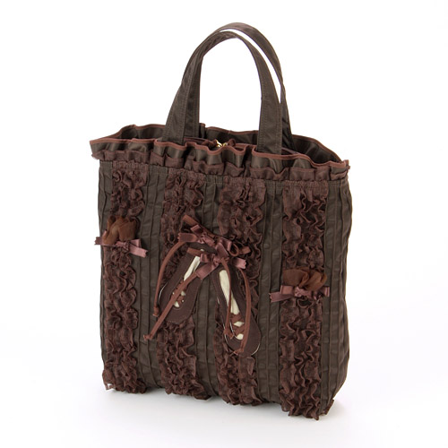 フリルシューズ 手提げバッグ 小 - 画像1