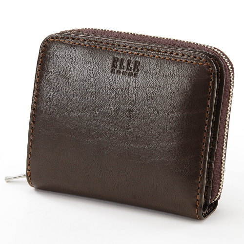 ELLE HOME（エルオム） ラウンドファスナー2つ折り財布