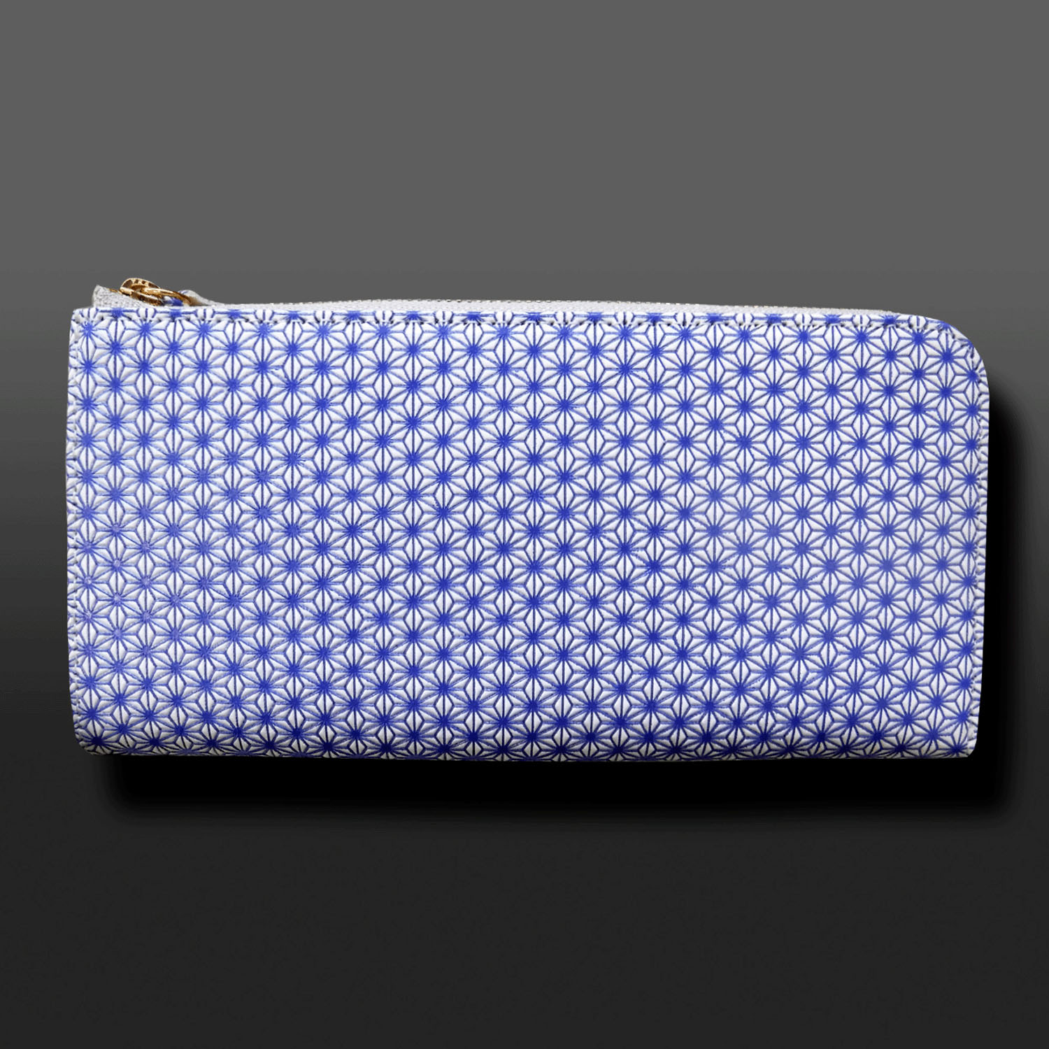 【取り寄せ商品】 ★順次ケースが変更となります。 浅草文庫 麻の葉L字長財布 - 画像4