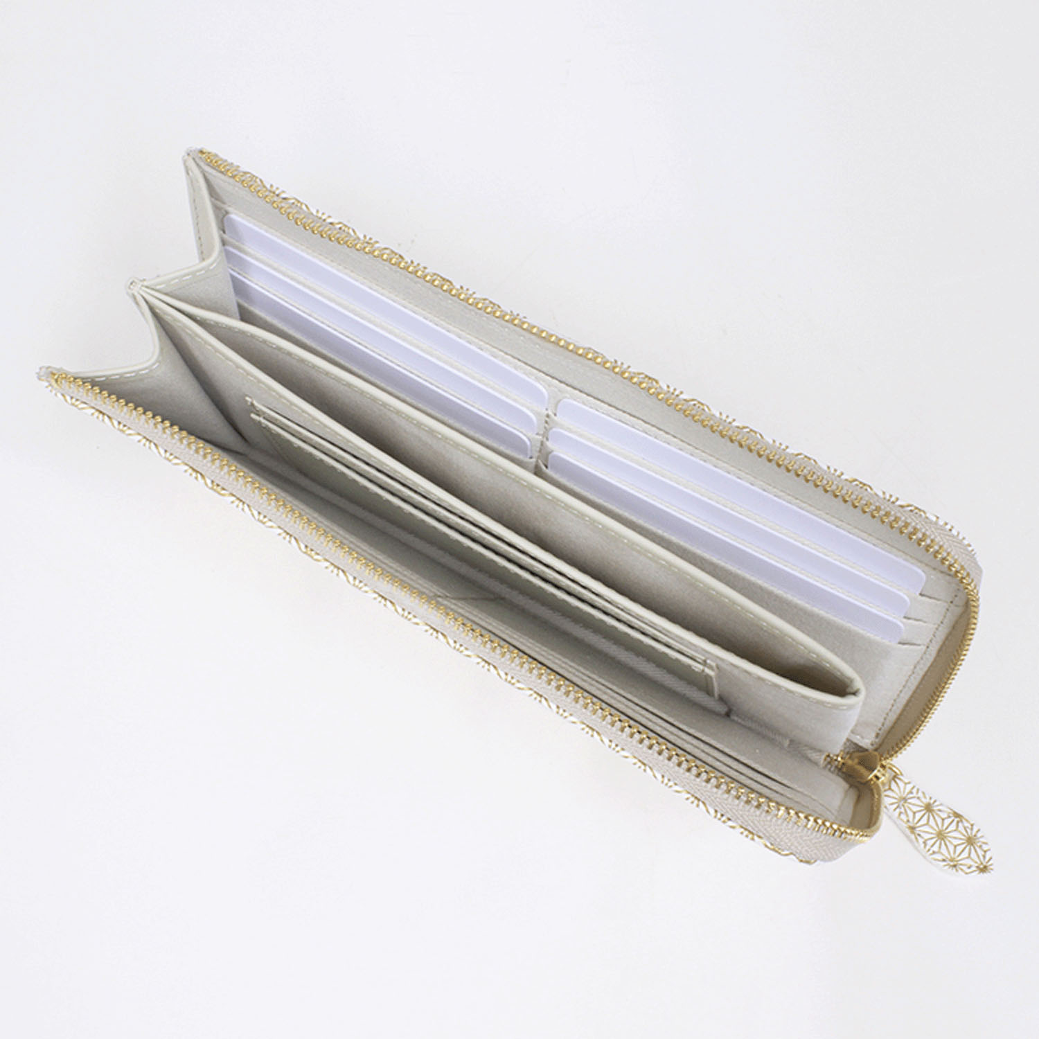 【取り寄せ商品】 ★順次ケースが変更となります。 浅草文庫 麻の葉L字長財布 - 画像7