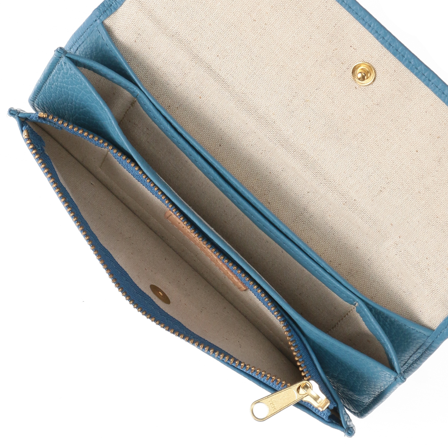 【イタリアンレザー】 日本製 スリムかぶせ長財布 - 画像17