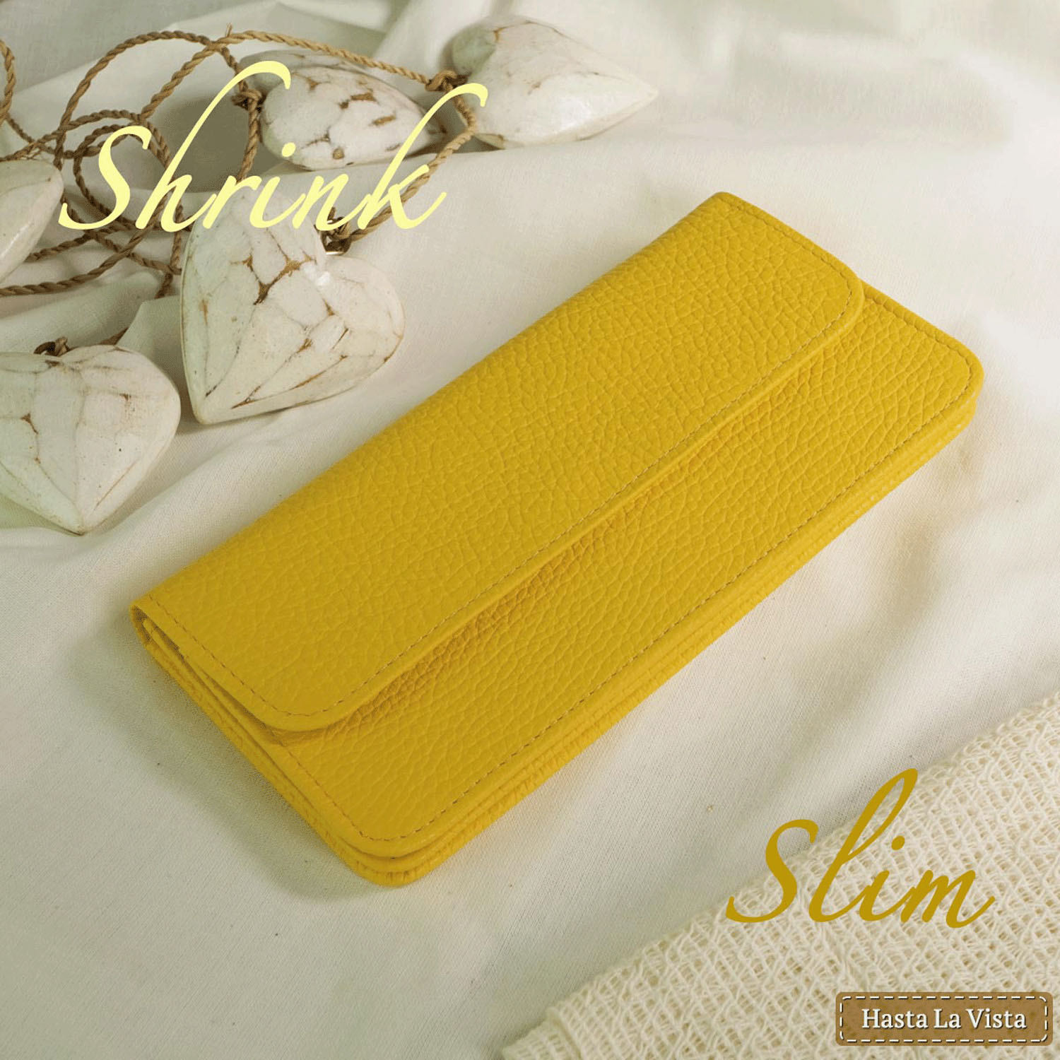 【イタリアンレザー】 日本製 スリムかぶせ長財布 - 画像9