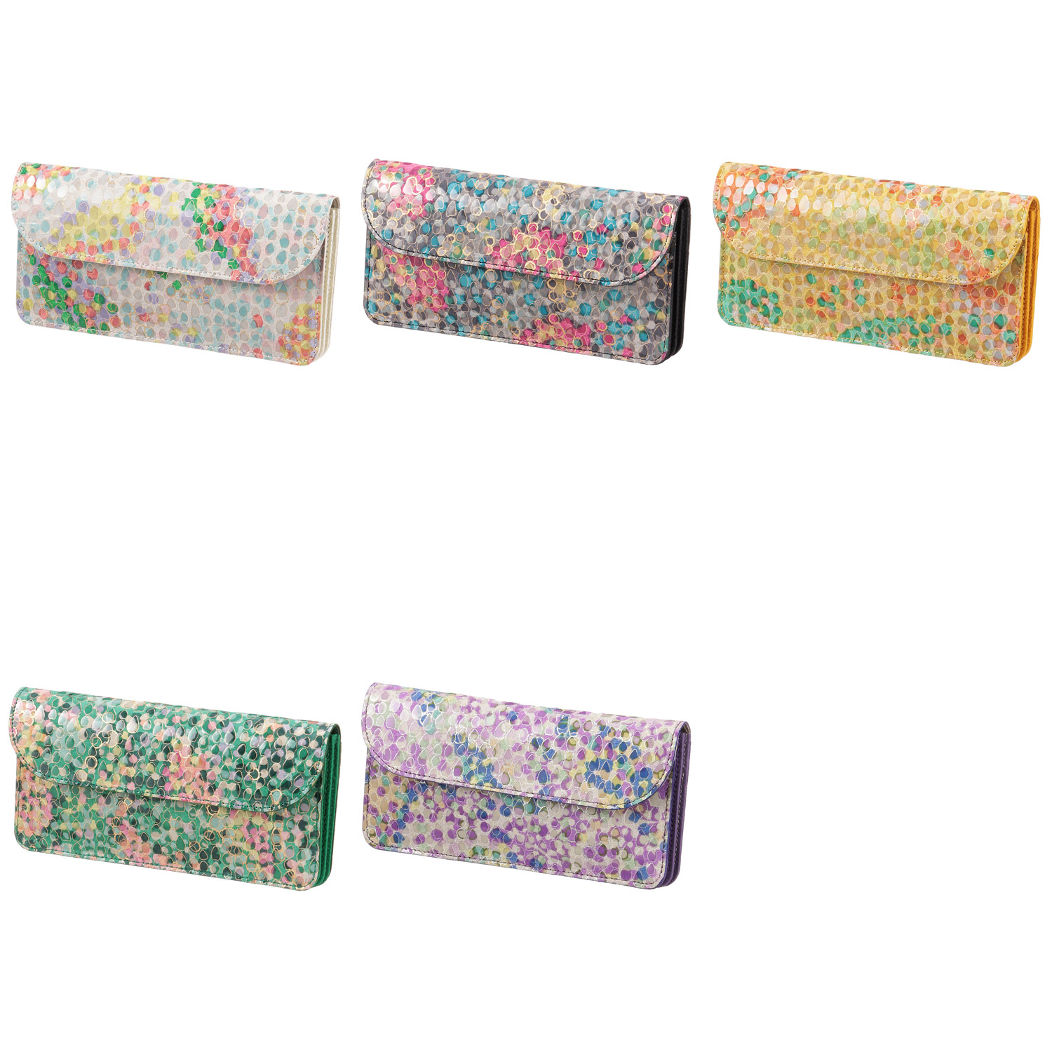 【日本製】ピッグエナメルかぶせ束入れ