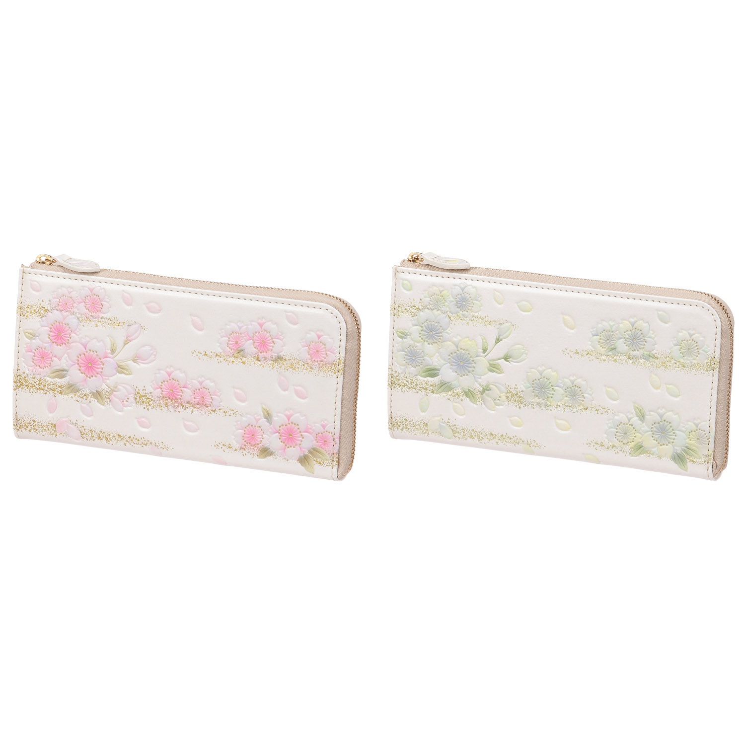 【取り寄せ商品】 浅草文庫 金彩八重桜L字 - 画像1