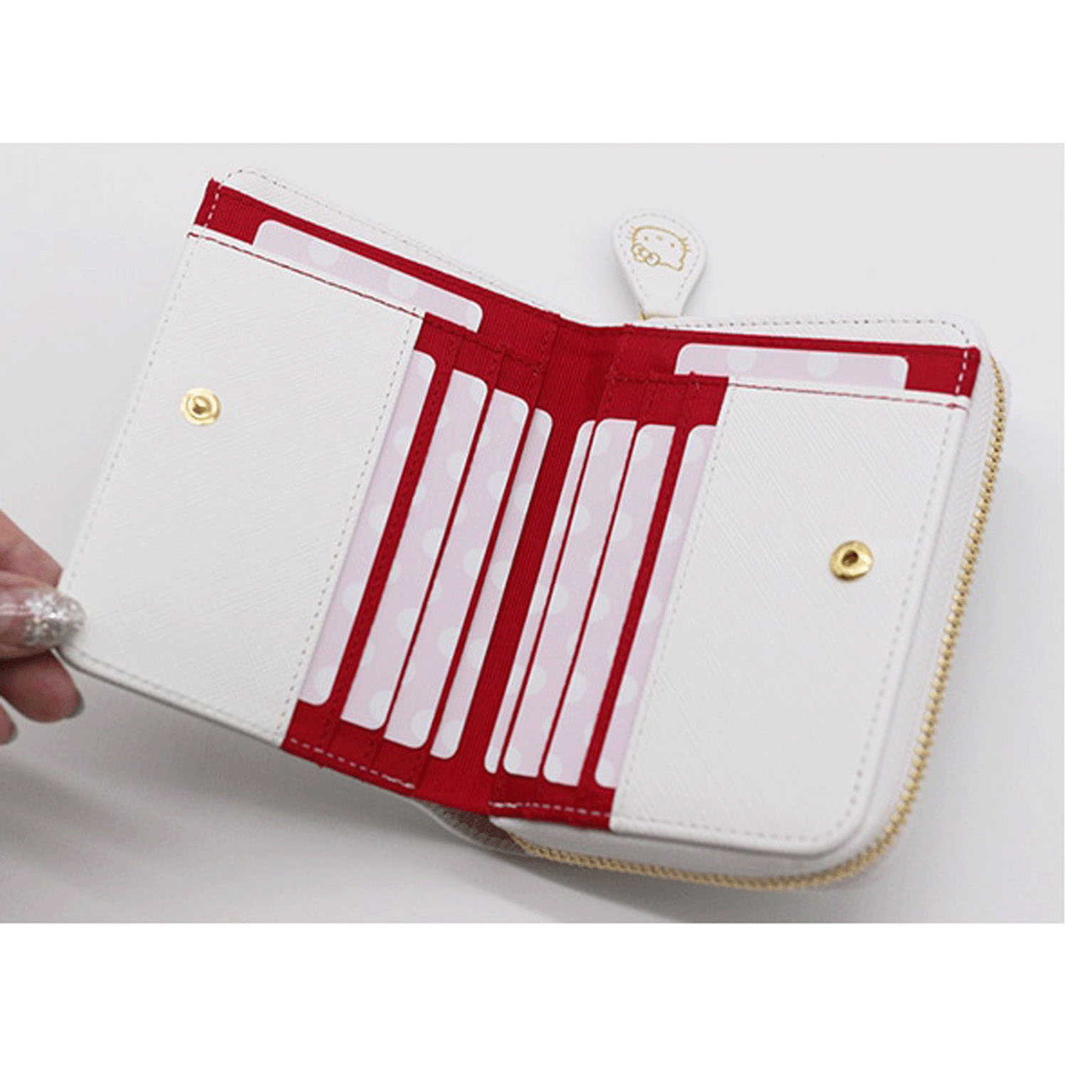 【HELLO KITTY】ハローキティの二つ折り財布 - 画像7