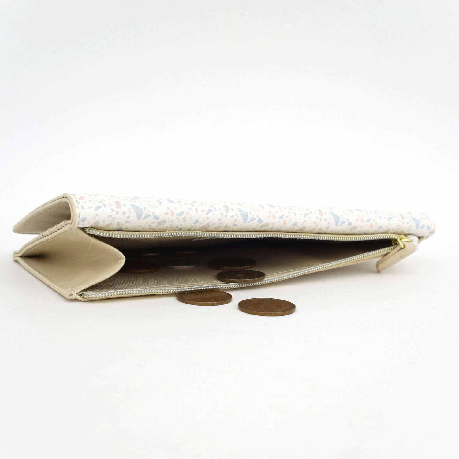 legato largo テラゾー柄長財布 - 画像5