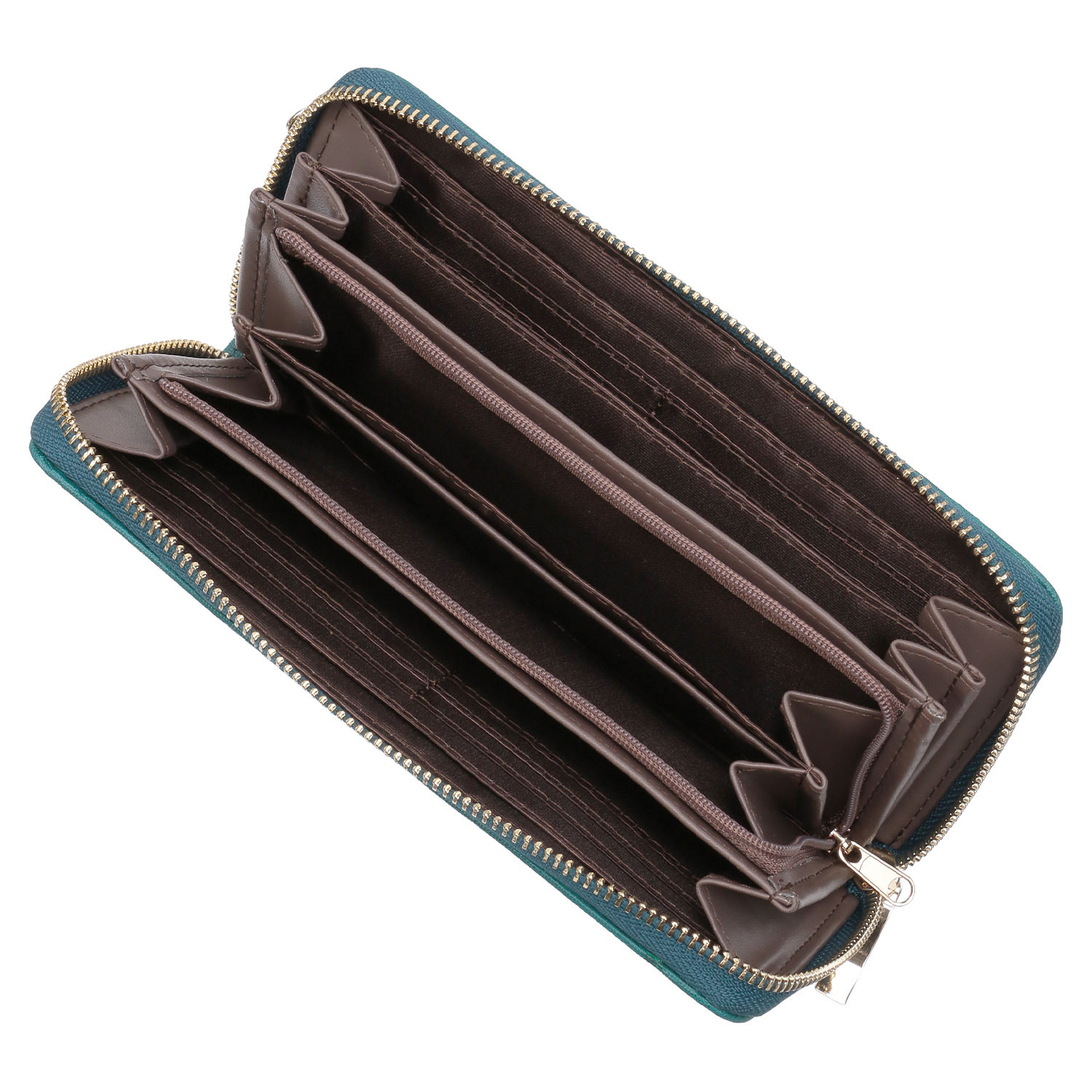 【ベベダヤン】 スカーフ柄ラウンドファスナー長財布 - 画像3