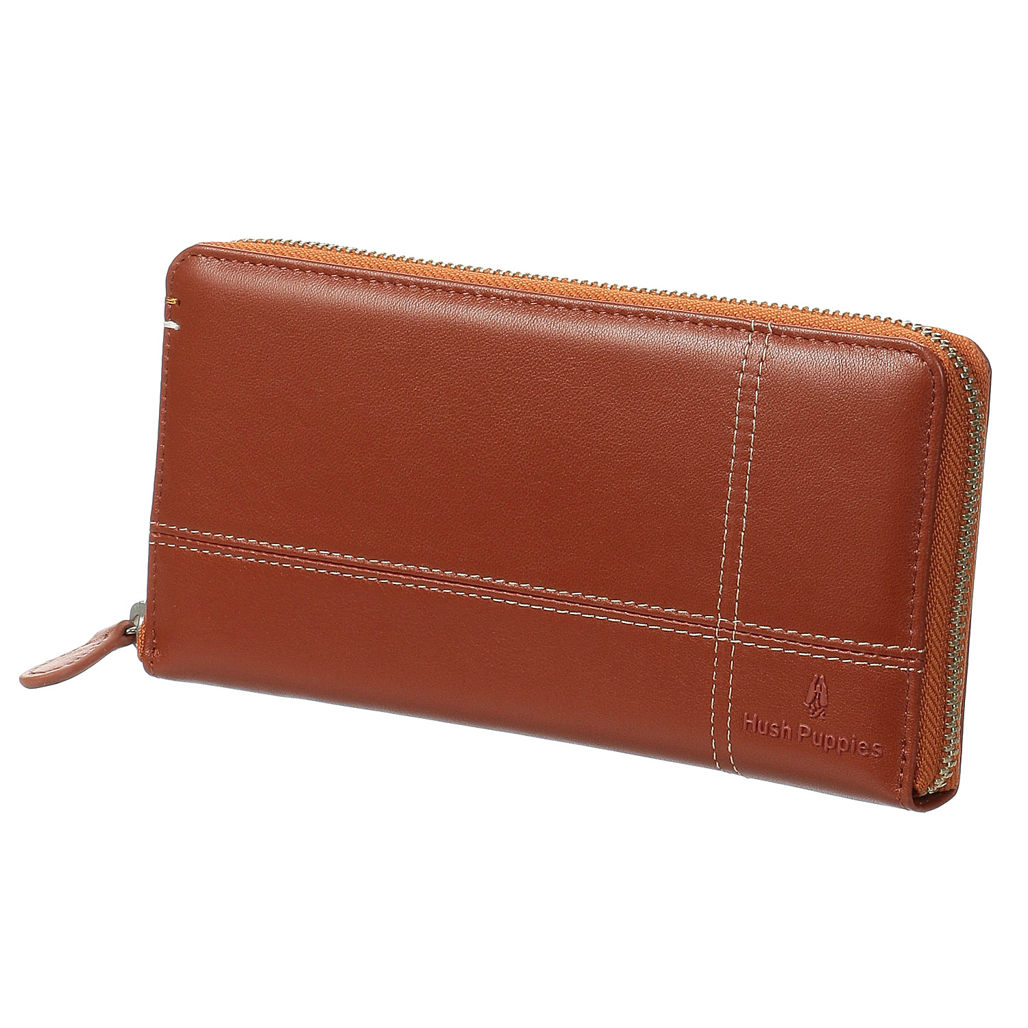 【ハッシュパピー】 クロスステッチ ラウンドファスナー長財布 - 画像3