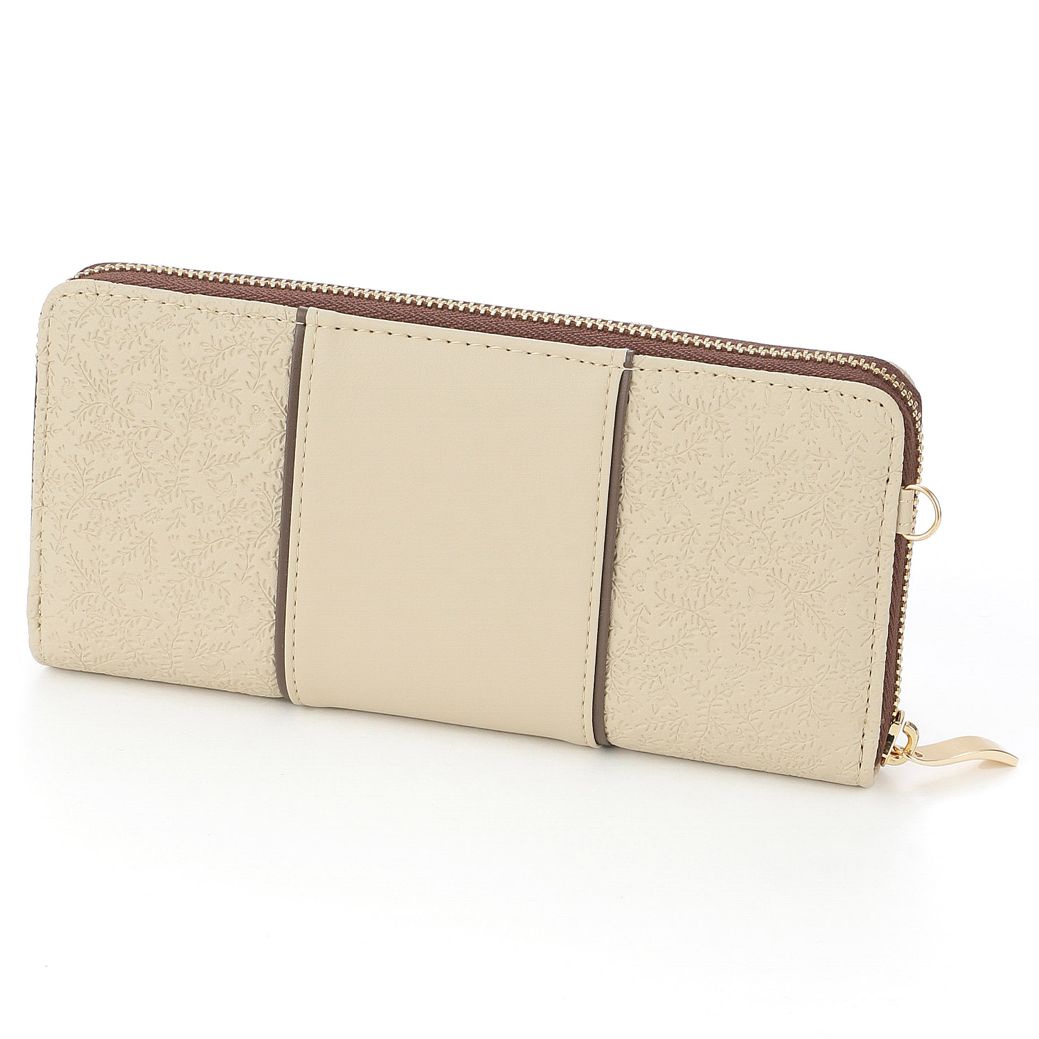 【31番欠品中】ベベダヤン エンボス ラウンドファスナー長財布 - 画像3