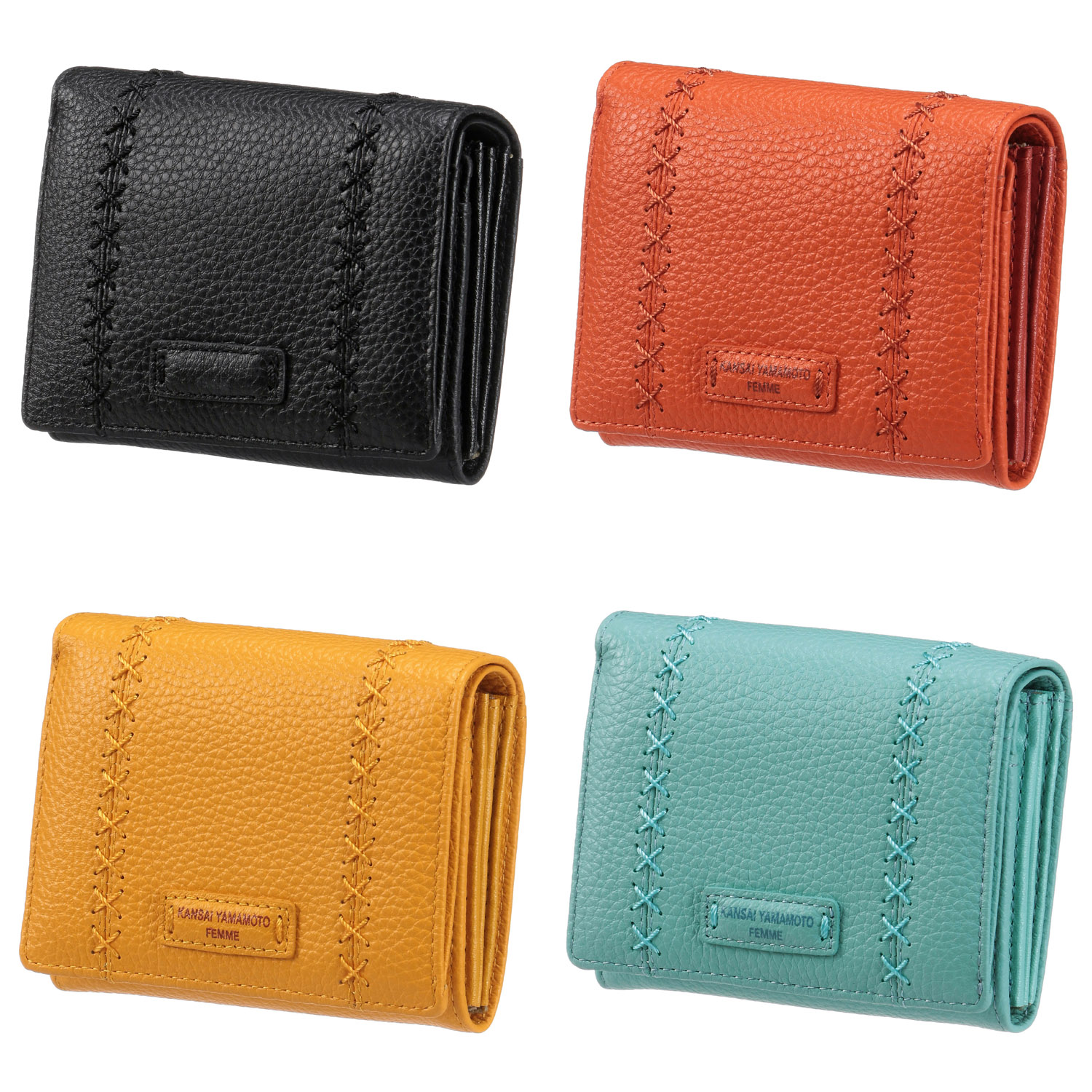 【リニューアル】【KANSAI YAMAMOTO】 中L字ファスナー札入れ